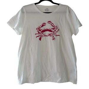NWOT - J. Crew Factory Collectors Tee - Crab Print